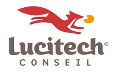 Logo Lucitech Conseil en couleur : cabinet d'études de marché sur mesure et de conseil en marketing stratégique pour les produits industriels, les services à l'industrie, le BTP et le B2B